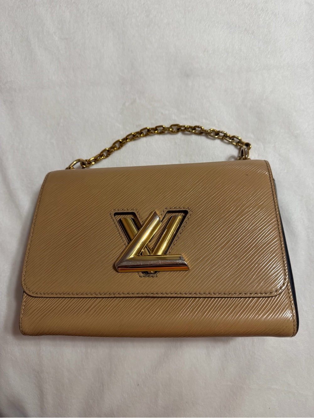 Louis Vuitton Tan Epi Leather Capucines Chain Shoulder Bag